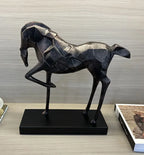 Geometric War Horse Sculpture | Horse Sculpture | product view 16 | Abstract home decor | House of Avana