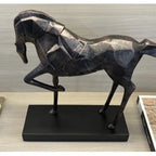 Geometric War Horse Sculpture | Horse Sculpture | product view 17 | Abstract home decor | House of Avana