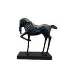 Geometric War Horse Sculpture | Horse Sculpture | front view | Abstract home decor | House of Avana