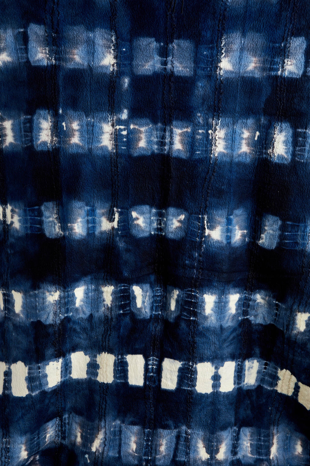 Adire Tye-Dye Lightweight Wool Throw Blanket Kanju Interiors