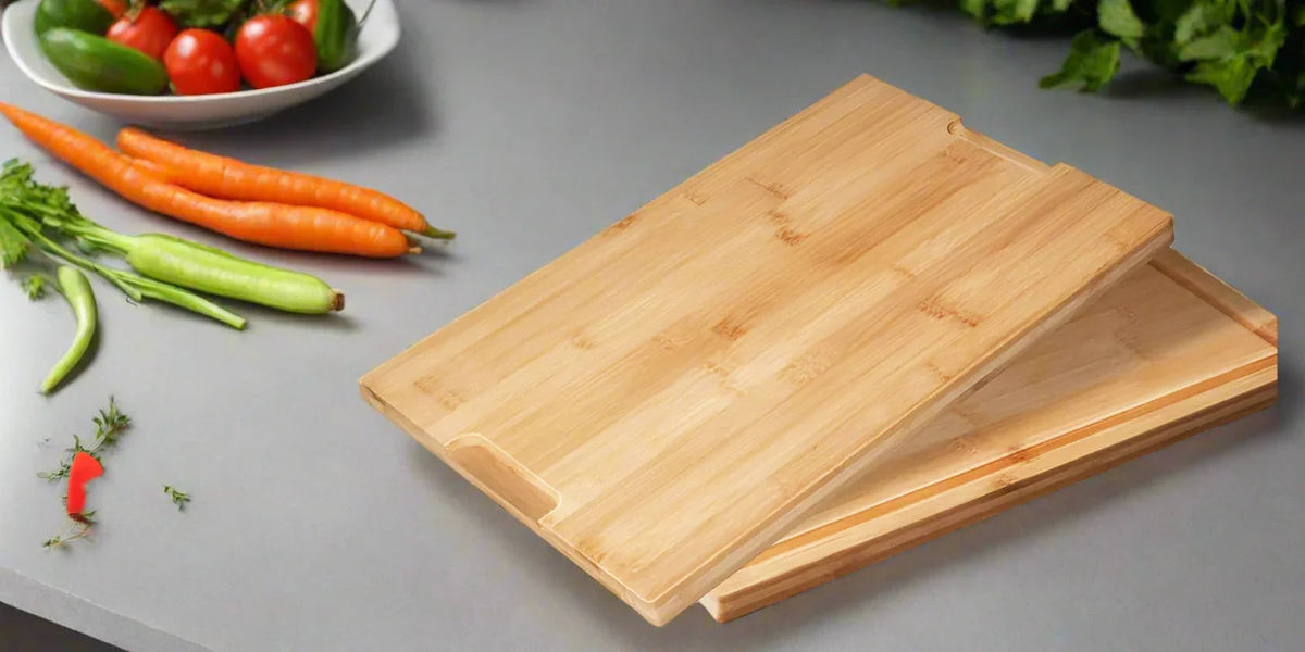 Large Cutting Board, Natural Bamboo, Kitchen Gadgets, Kitchen Items, Juice Groove, Invisible Handle, Knife Friendly, Multifunctional Cutting Board, A Great Holiday Gift For Family And Friends.Mother'S Day. Father'S Day.father House Of Avana [[SKU:HOA-STO-019]]