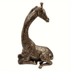 Resin Giraffe Sculpture, Creative New Artwork, Home & Office Decor, Tabletop Ornament, Art & Crafts, Animal Figurine - House Of Avana