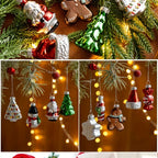 Glass Christmas Ornament Set, S Creative Snowman & Snowflake Pendants - House Of Avana