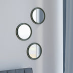 SET OF 3 GLOBE Mirror Modernized Pottery