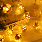 Golden Christmas Ball Lights - Battery Operated String for Tree & Home Decor - House Of Avana [[SKU:HOA-SCU-247]]