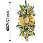 Golden Christmas Decorations 24inch Staircase and Window Ornaments - House Of Avana