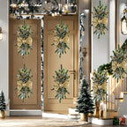 Golden Christmas Decorations 24inch Staircase and Window Ornaments - House Of Avana
