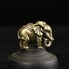 Bronze Elephant Miniatures (copy), back view - House Of Avana