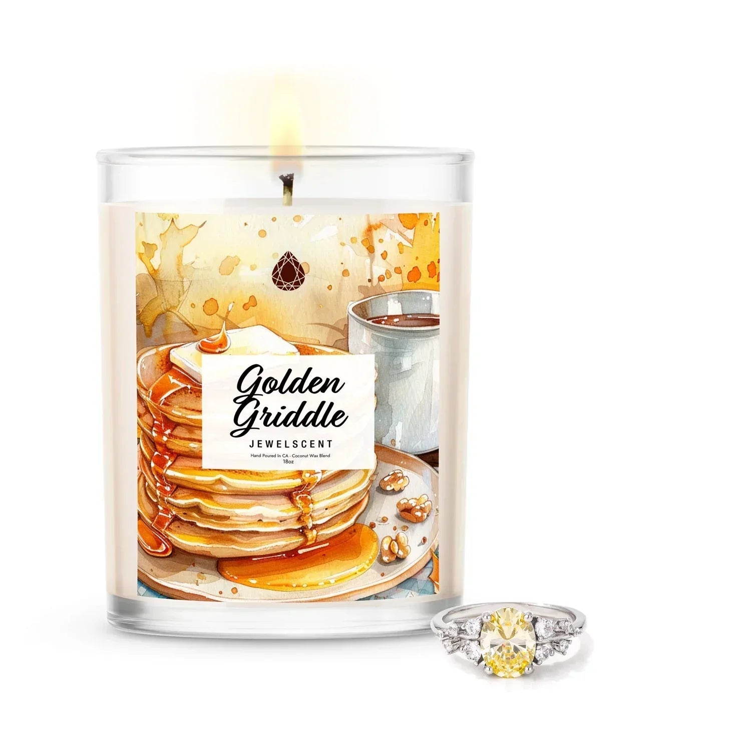 Golden Griddle 18oz Home Jewelry Candle JewelScent