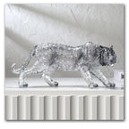 Animal Sculpture - Golden Leopard Ornament | Animal Sculpture | texture detail | Modern home decor | House of Avana