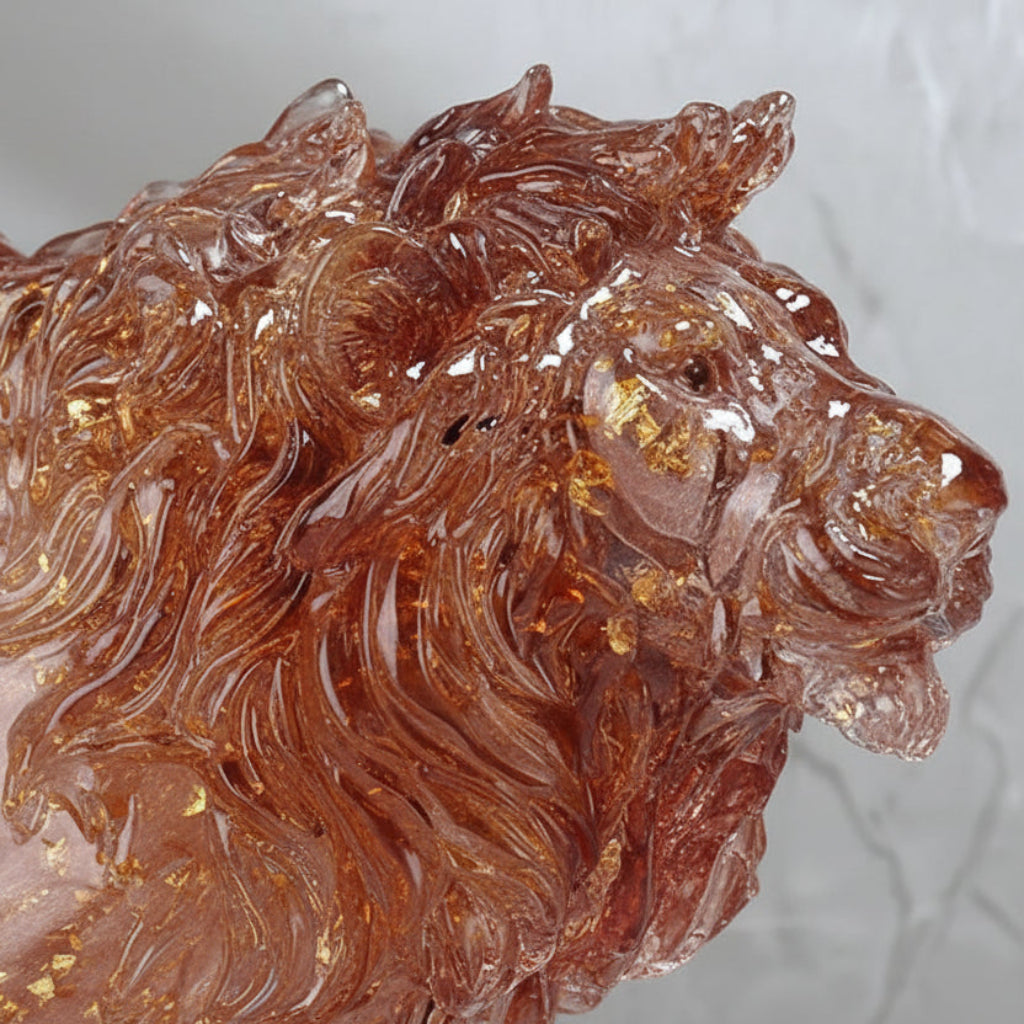 Animal Sculpture - Golden Leopard Ornament | Animal Sculpture | product view 20 | Modern home decor | House of Avana