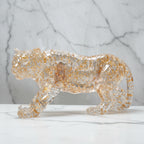Animal Sculpture - Golden Leopard Ornament | Animal Sculpture | product view 21 | Modern home decor | House of Avana