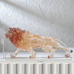 Animal Sculpture - Golden Leopard Ornament | Animal Sculpture | product view 27 | Modern home decor | House of Avana