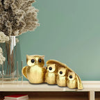 Owl Statue Family of Four Owl Statue Owl Decorative Figurines Home Decor Animal Sculpture Bird Home Decor Home Decoration Crafts - House Of Avana