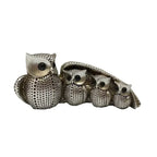 Owl Statue Family of Four Owl Statue Owl Decorative Figurines Home Decor Animal Sculpture Bird Home Decor Home Decoration Crafts - House Of Avana