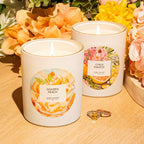 Golden Peach 10oz Signature Jewelry  Candle JewelScent
