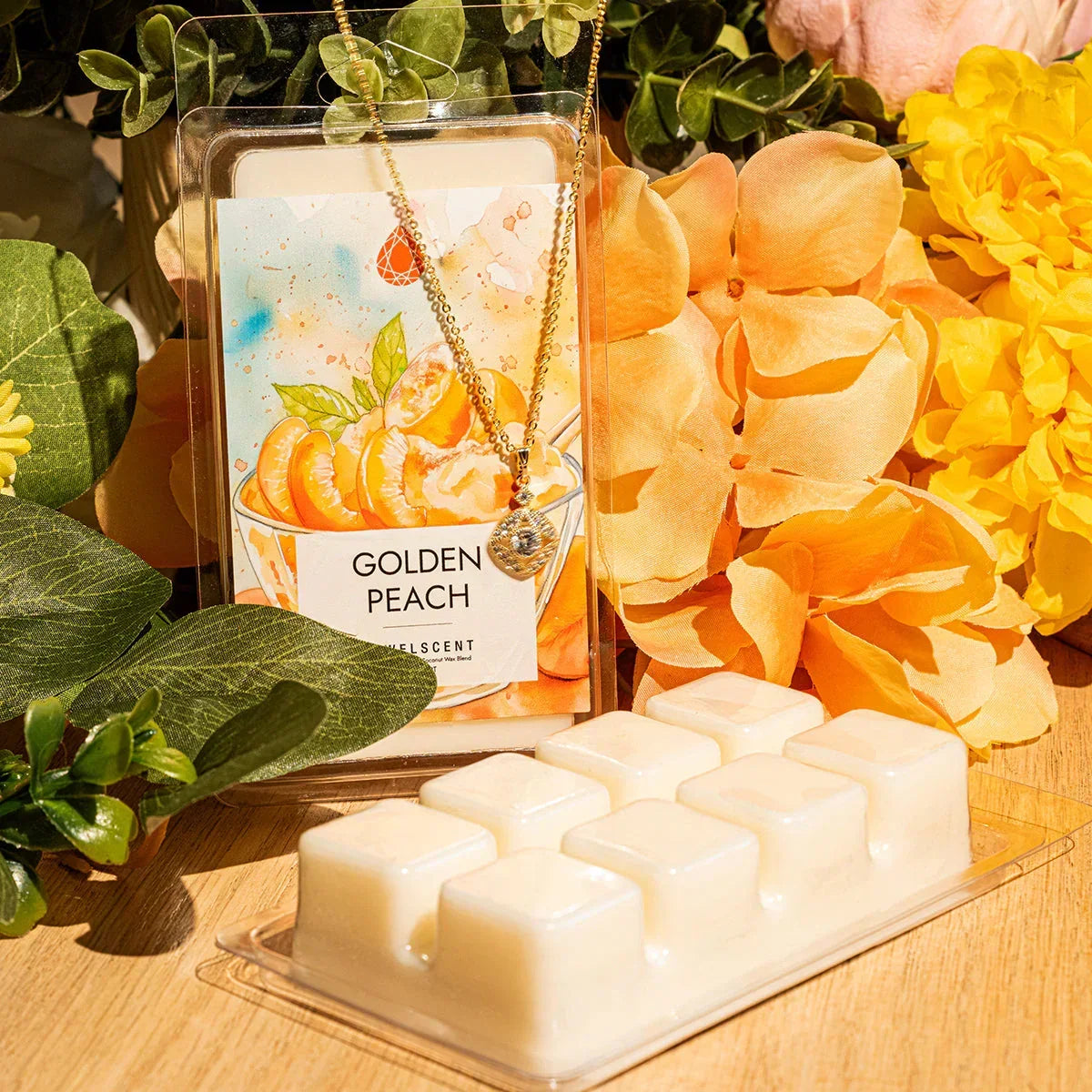 Golden Peach Jewelry Wax Tart JewelScent