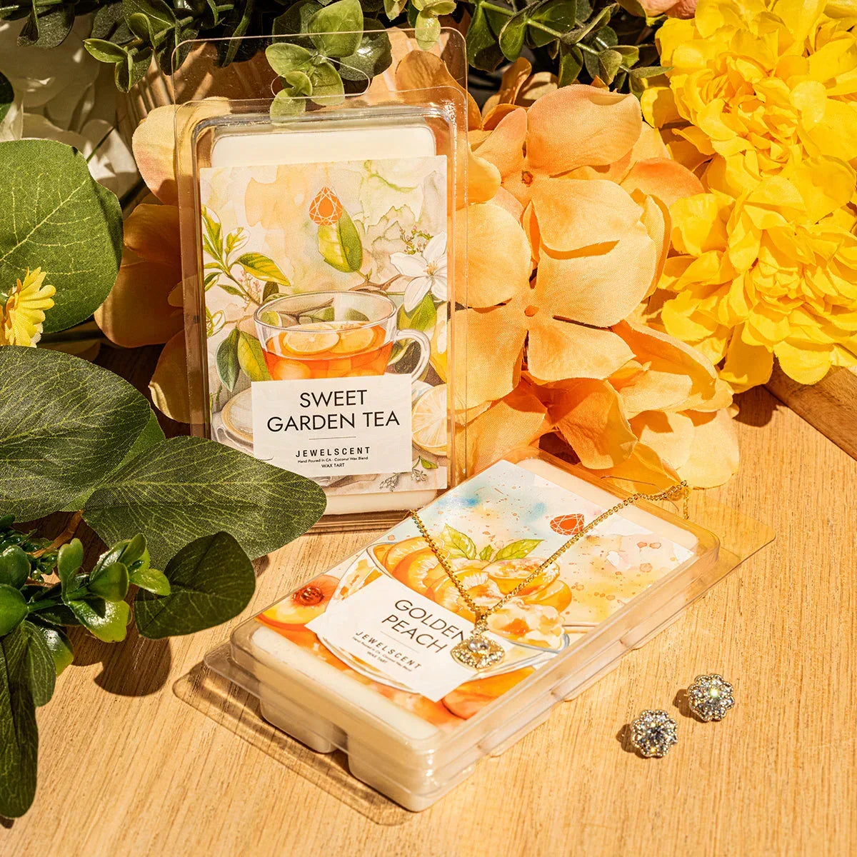 Golden Peach Jewelry Wax Tart JewelScent