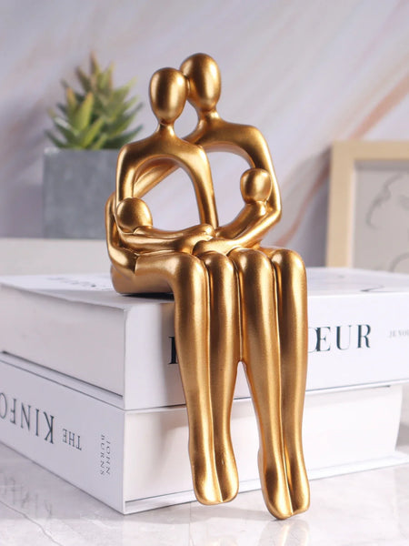 Modern Minimalist style Abstract Family Statue - House Of Avana