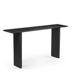 Grackle Solid Wood Console Table -  Black