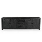 Grackle Solid Wood Media Console -  Black