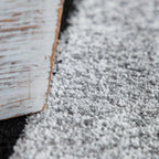Gray Black Area Rug Mondial Modern Paint Effect, detail shot - House Of Avana
