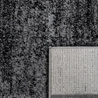 Gray Black Area Rug Mondial Modern Paint Effect, lifestyle image - House Of Avana