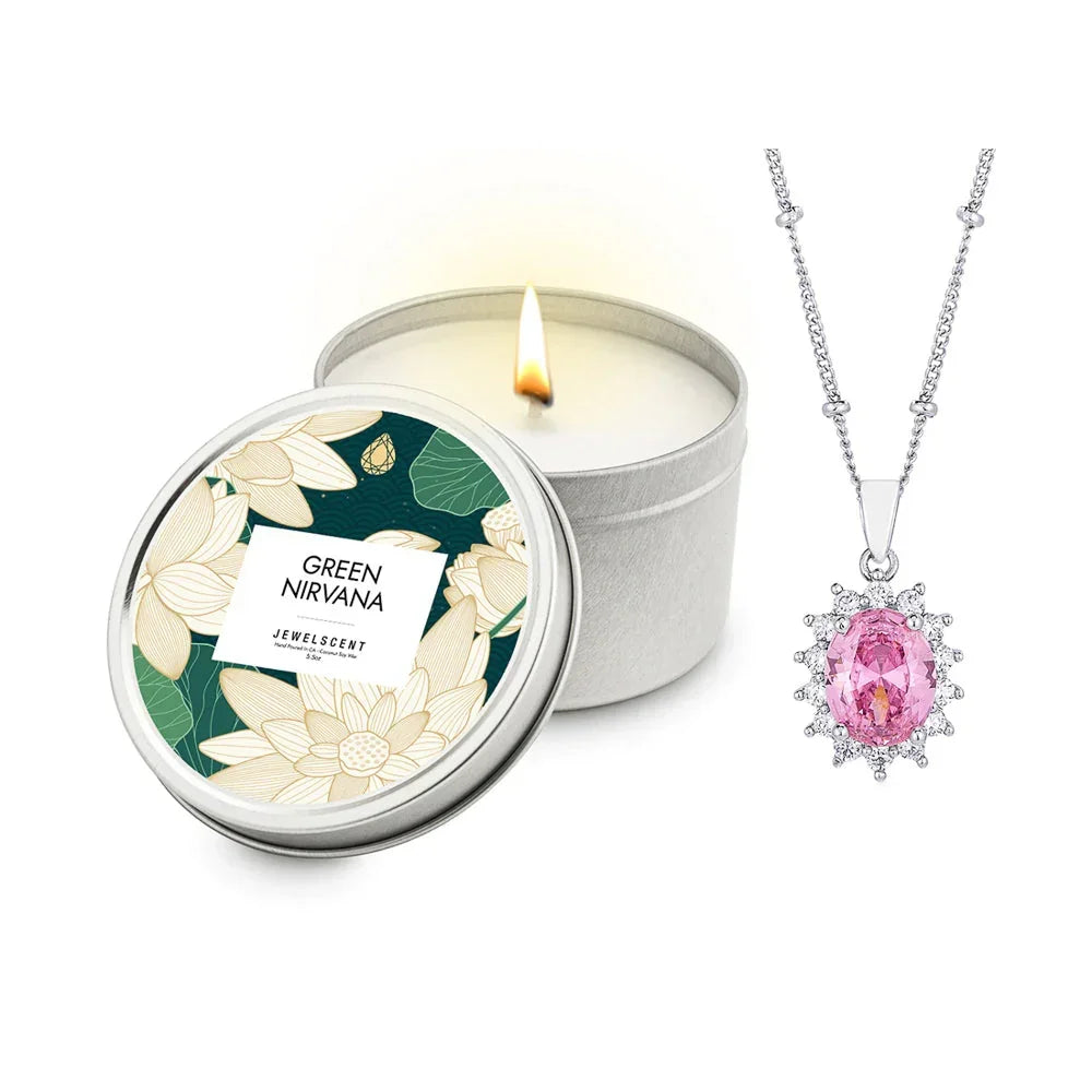 Green Nirvana 5.5oz Tin Jewelry Candle JewelScent