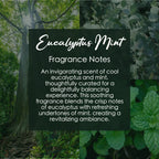 Cool Eucalyptus Mint, Premium Coconut-Soy Wax Tea Light Crystal Candle, 1oz Innergy