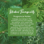 Herbal Tranquility, Premium Coconut-Soy Wax Tea Light Crystal Candle, 1oz Innergy