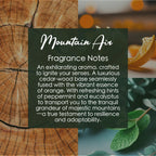 Mountain Air, Premium Coconut-Soy Wax Tea Light Crystal Candle, 1oz Innergy