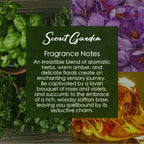 Secret Garden, Premium Coconut-Soy Wax Tea Light Crystal Candle, 1oz Innergy