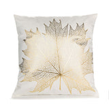 Retro Style Gold Stamped Cushion Cover