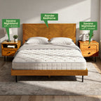 Savana Single Drawer Solid Wood Nightstand