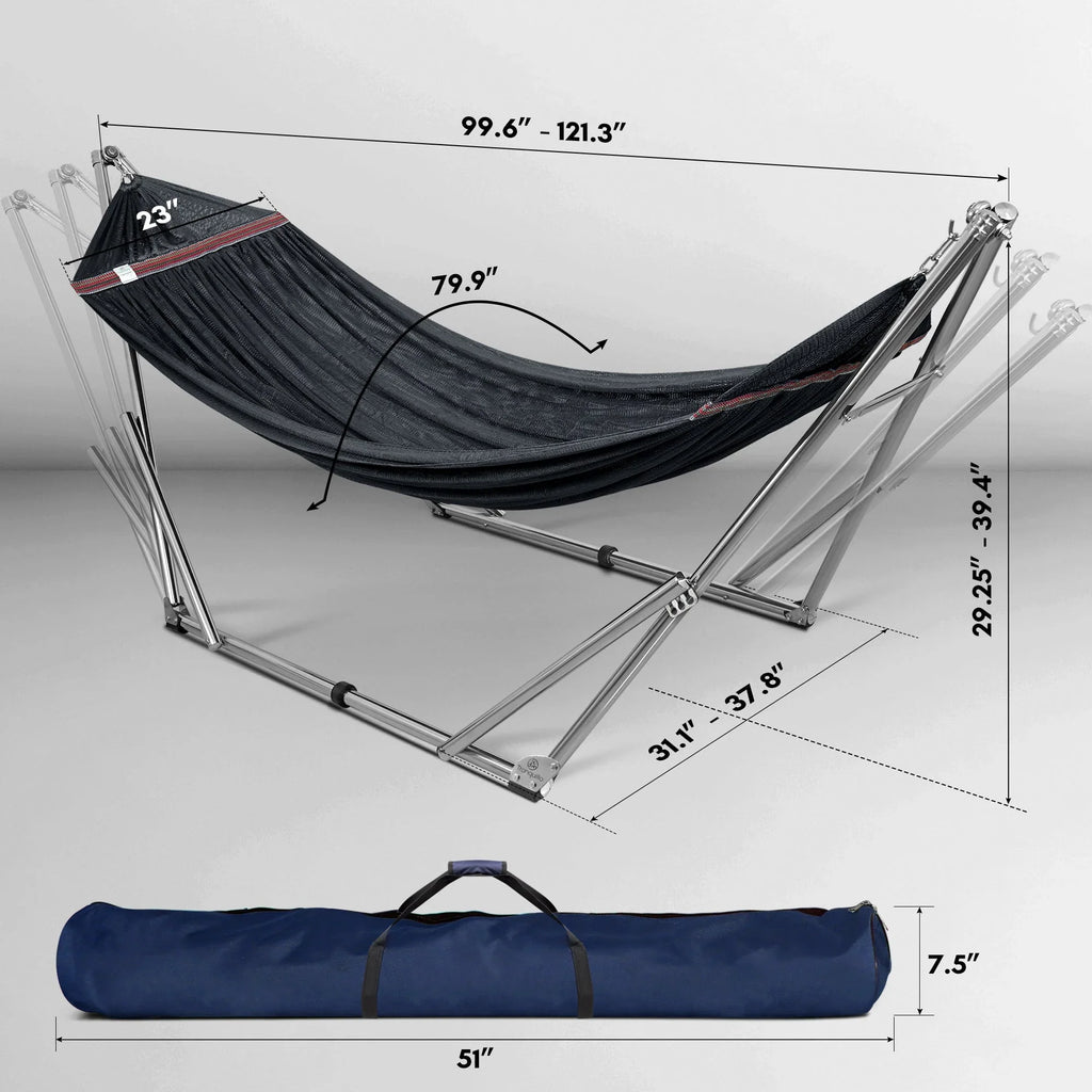 Tranquillo Universal Stainless Steel Hammock Stand for Ultimate Relaxation