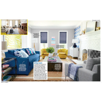 Almolonga Diamond Pillow - Blue Multi Archive New York