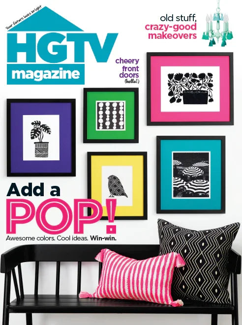 Antigua Pillow - Neon Pink and Yellow Archive New York