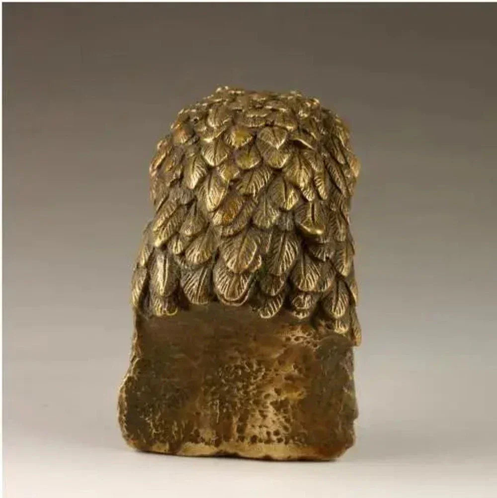 Bronze Eagle Head Sculpture for Home Decoration - House Of Avana