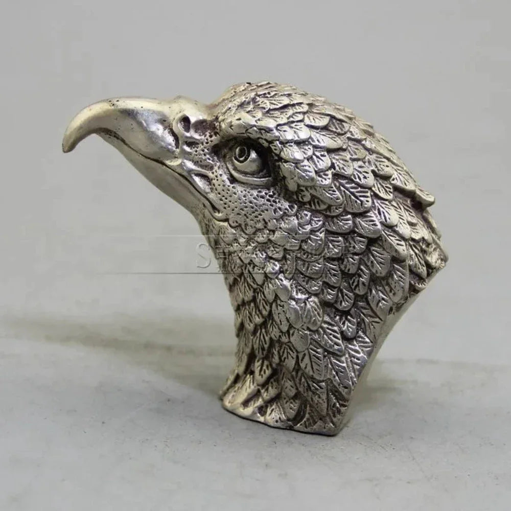 Bronze Eagle Head Sculpture for Home Decoration - House Of Avana