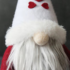 Three Items, Festive Ornaments, Imaginative Hooded Dolls Without Faces, Holiday Gnome Santa Figures, Christmas Adornments, Seasonal Decorations, Scene Embellishments, Home Decor, Window Displays, Festive Party Decorations. House Of Avana [[SKU:HOA-XMS-054]]