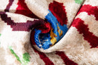 Handmade Silk Velvet Camel Design Throw Pillow - 16x24, Multicolored Exotic Accent Pillow with Down... - House Of Avana