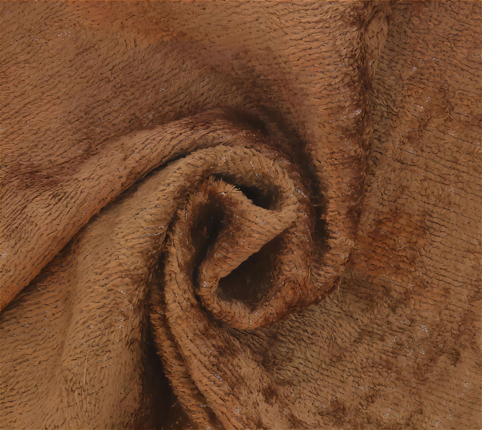 Handmade Solid Brown Silk Velvet Throw Pillow - 20x20, Luxurious Velvet Design with Down Feather Insert Canvello