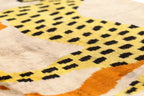 Handmade Velvet Lumbar Pillow with Yellow and Black Cheetah Design - High-quality 16x24 Inch Decorative... - House Of Avana