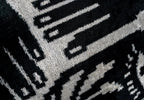 Handmade Velvet Throw Pillow with Black and White Abstract Eye Design - High-quality 20x20 Inch... - House Of Avana