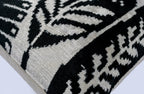 Handmade Velvet Throw Pillow with Black and White Abstract Eye Design - High-quality 20x20 Inch... - House Of Avana
