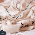 Handwoven Turkish Cotton Throw Blanket