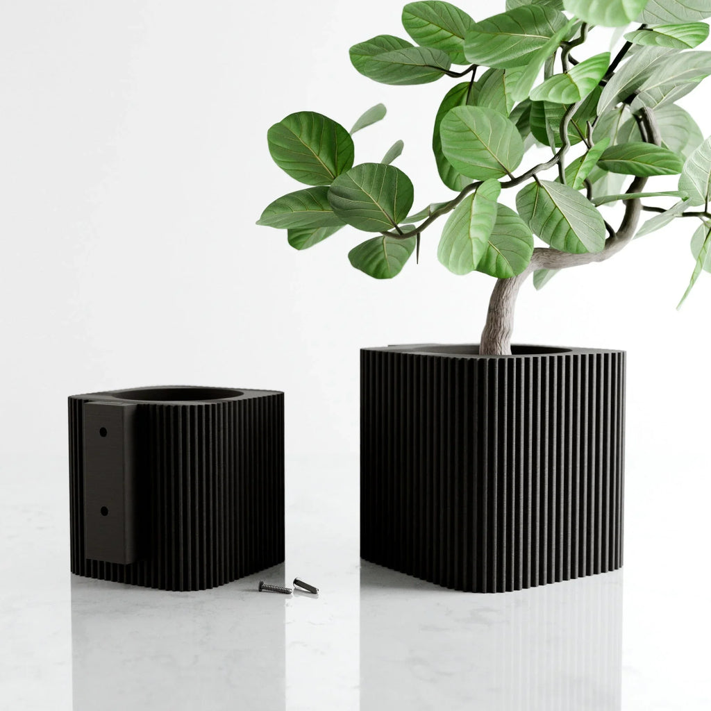 Hanging Box Planter, angled view - House Of Avana
