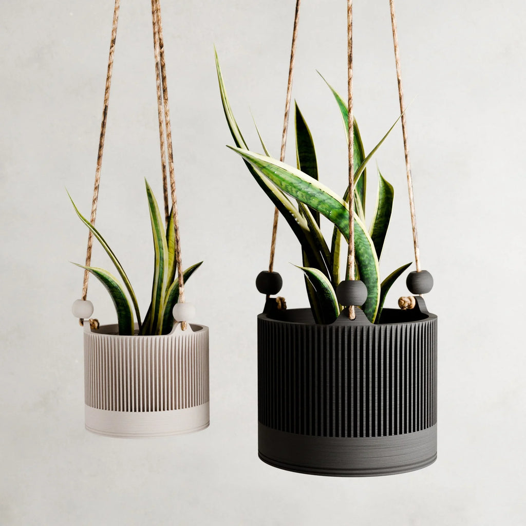 Hanging Sakura Planter, side view - House Of Avana