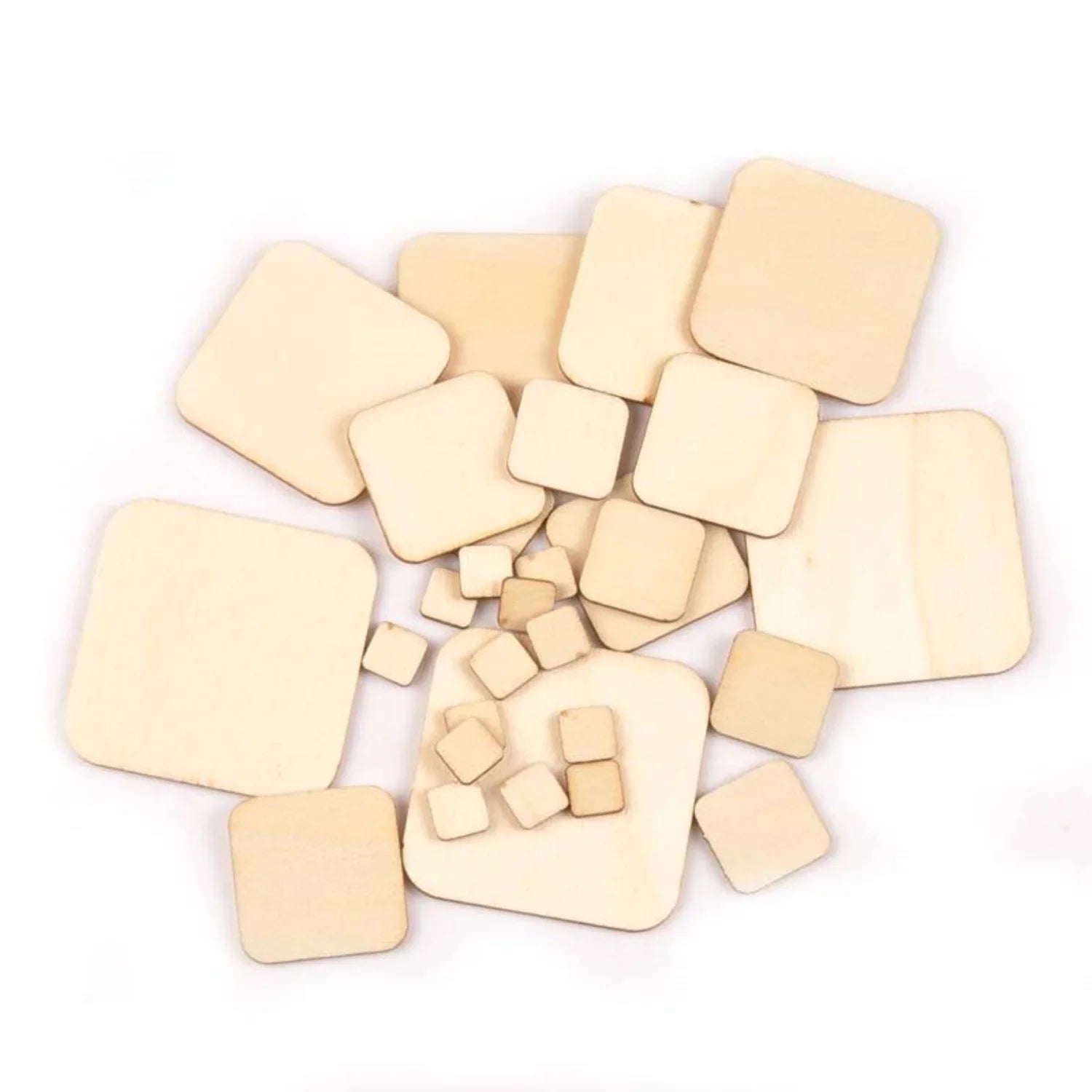 Natural Rustic Wooden Squares for Home Decor - House Of Avana
