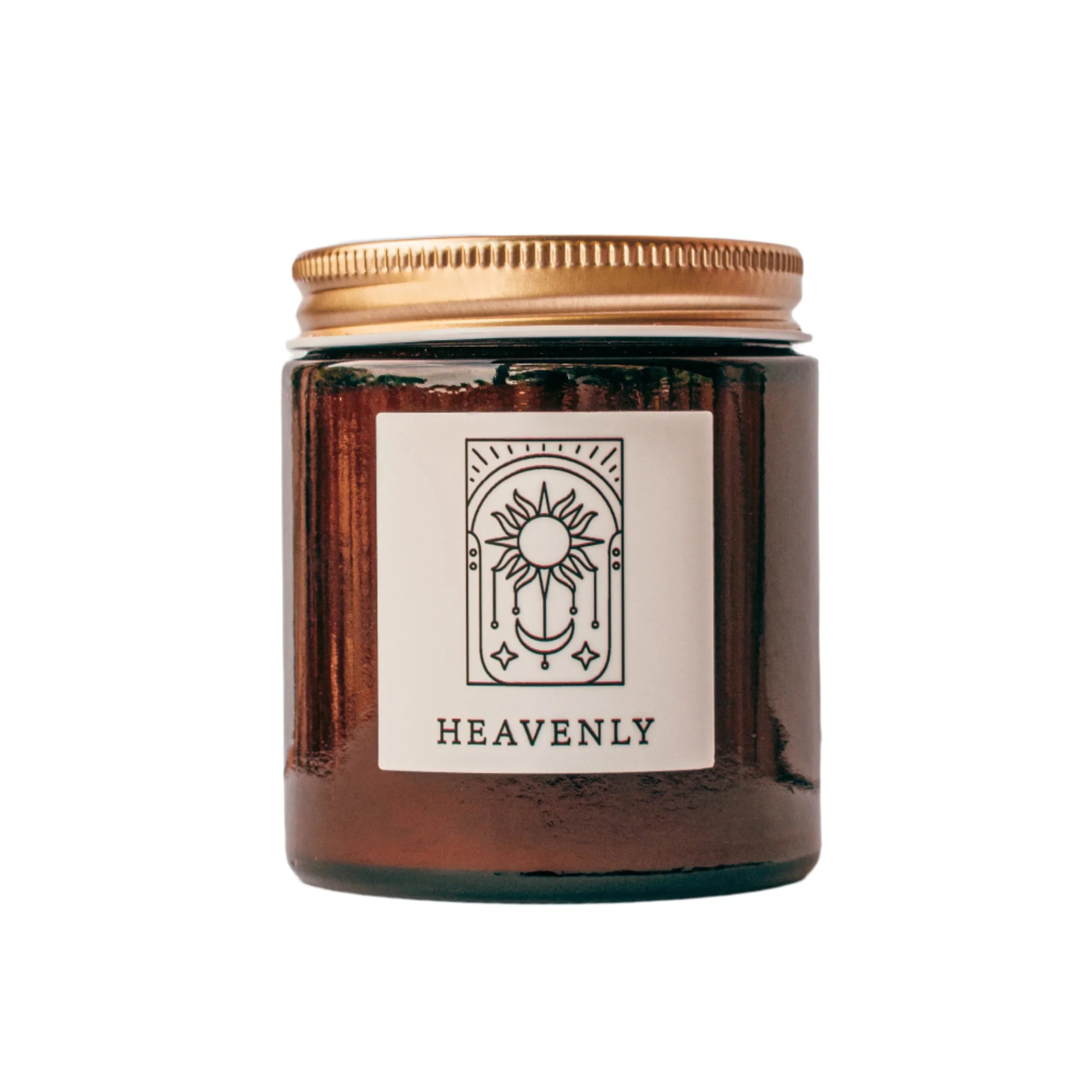 Heavenly Fine Fragrance Candle, back view - House Of Avana